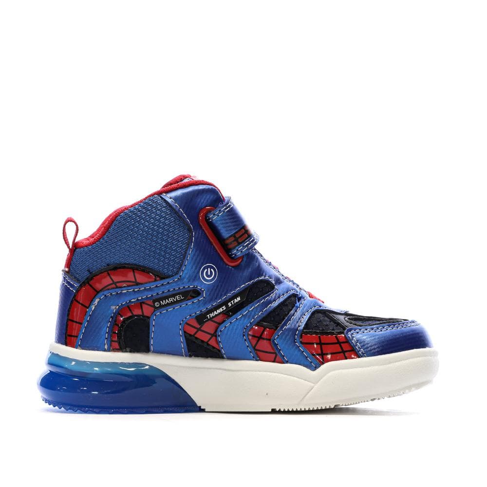 Baskets Bleu/Rouges Garçon Geox Grayjay 2