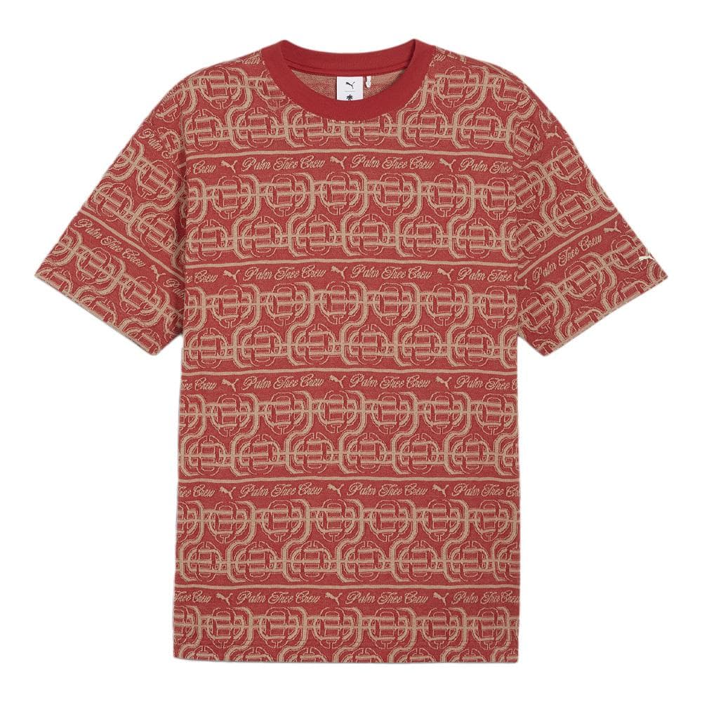 T-shirt Rouge Homme Puma X Ptc Striped 1