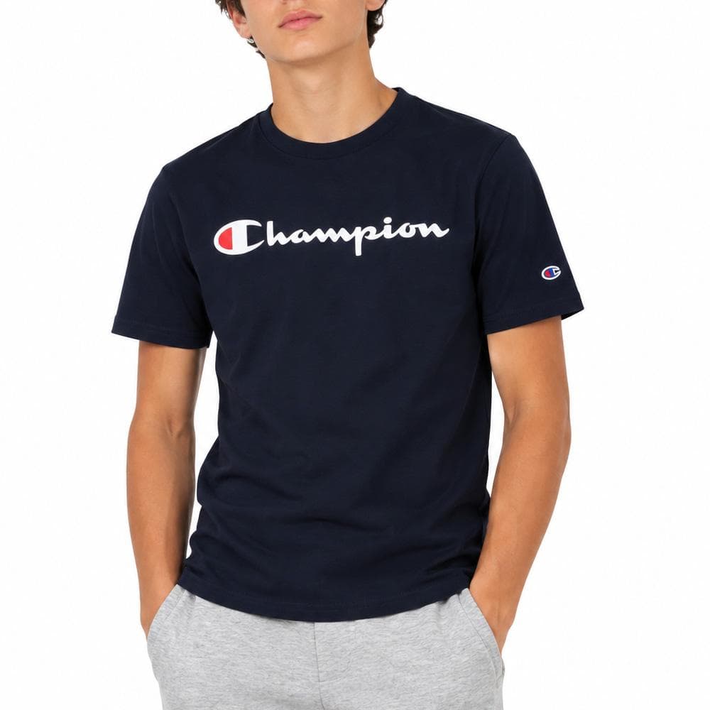 T-Shirt Marine Garçon Champion Signature 1
