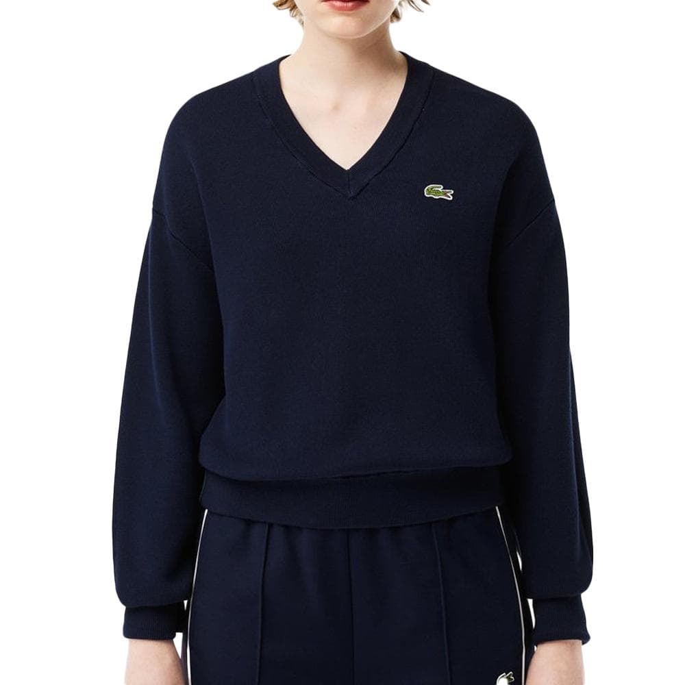 Pull Marine Femme Lacoste Organic 1