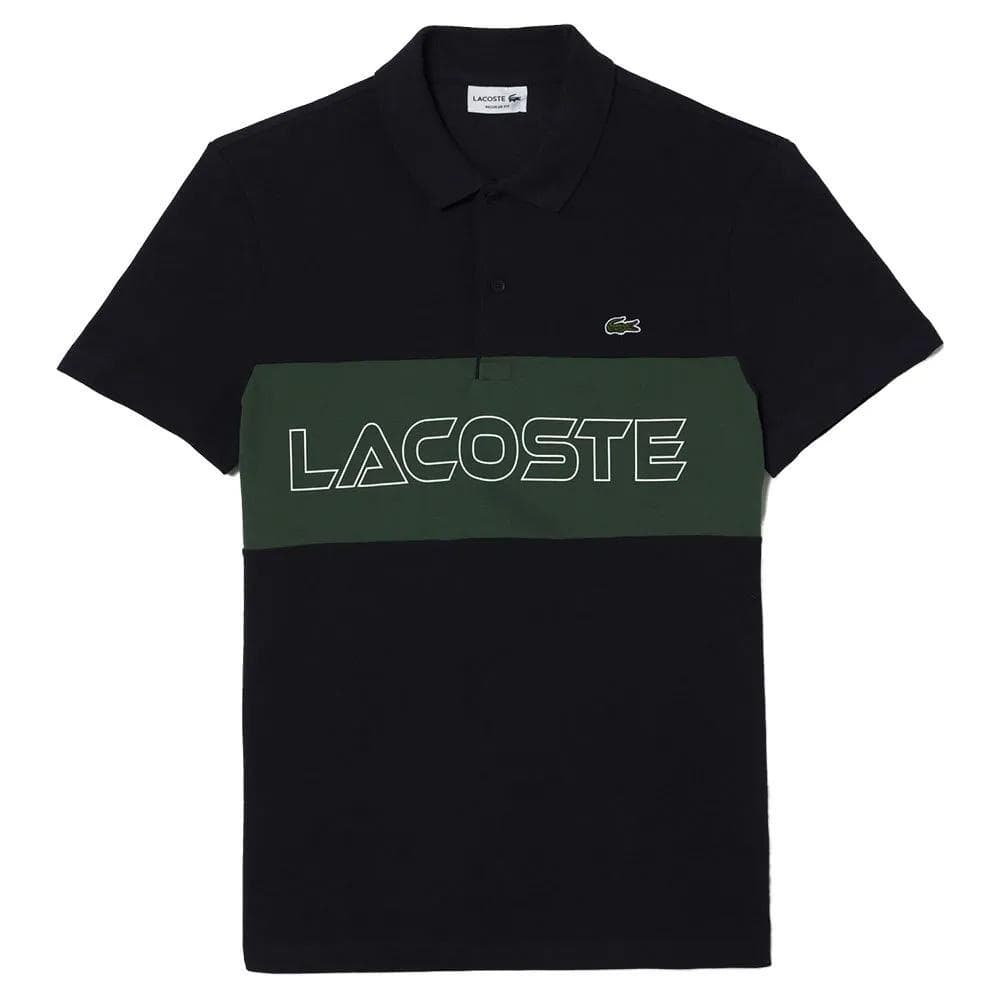 Polo Noir/Vert Homme Lacoste PH1470 1