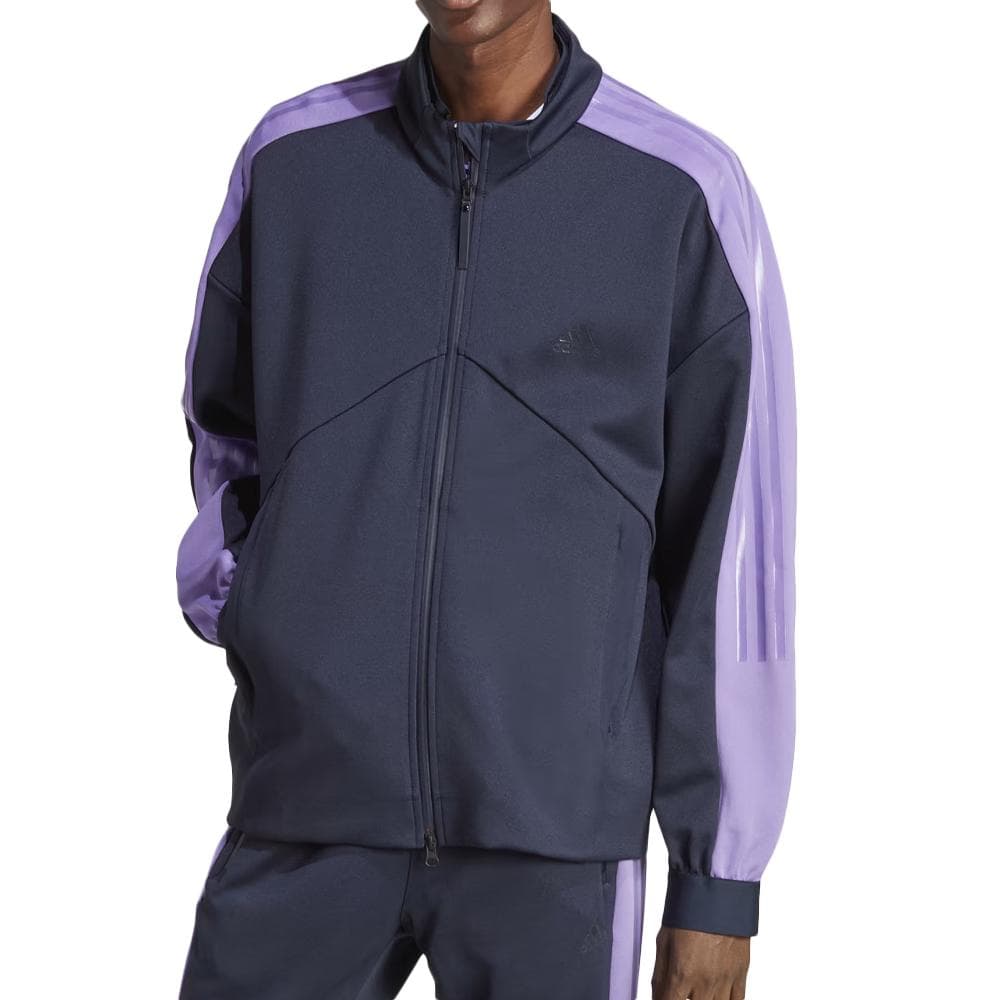 Veste Marine/Violet Homme Adidas M Tiro Tt 1