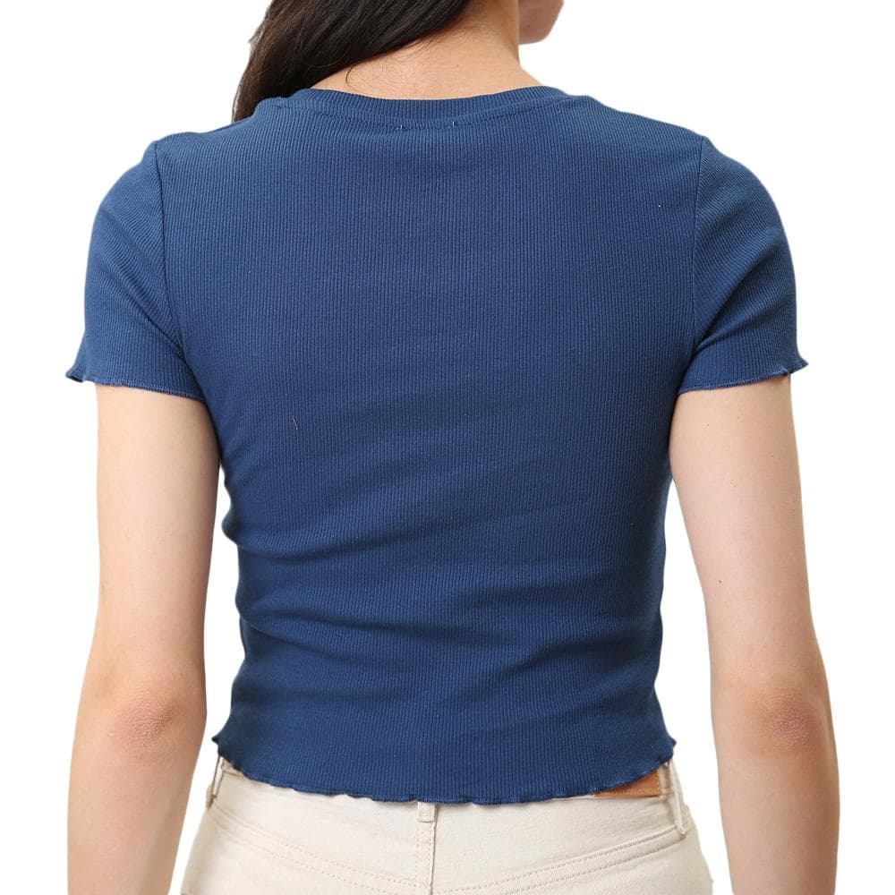 T-shirt Marine Femme Pepe Jeans Cara 2