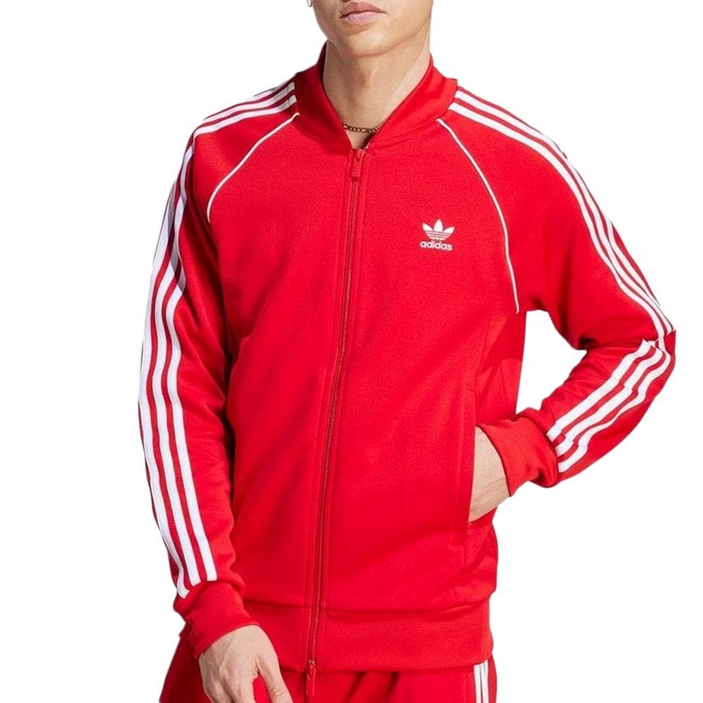 Veste Rouge Homme Adidas Trams 1