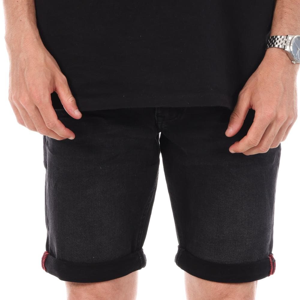 Short en jean Noir Homme Petrol Industries SHO002 1