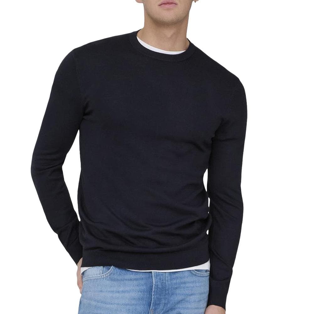 Pull Marine Homme Only & Sons Life Crew Knit 1