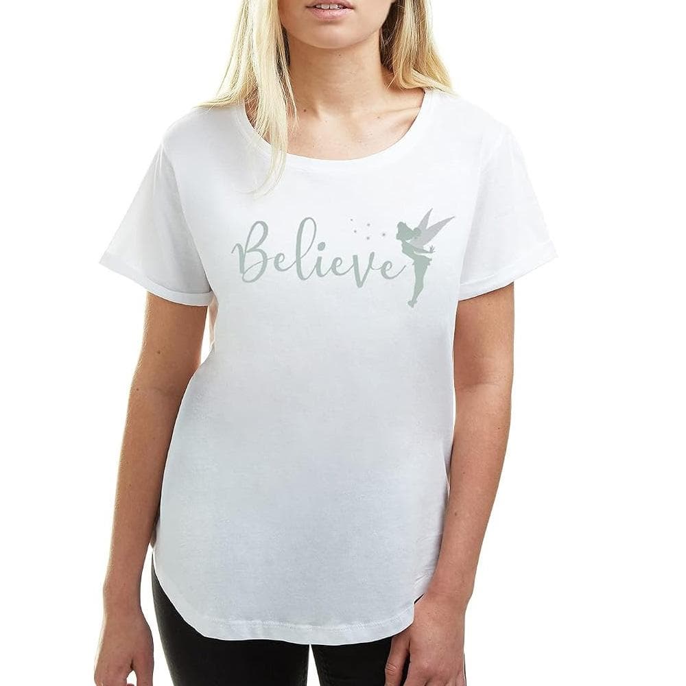 T-Shirt Blanc Femme Disney Believe In Fairies 1