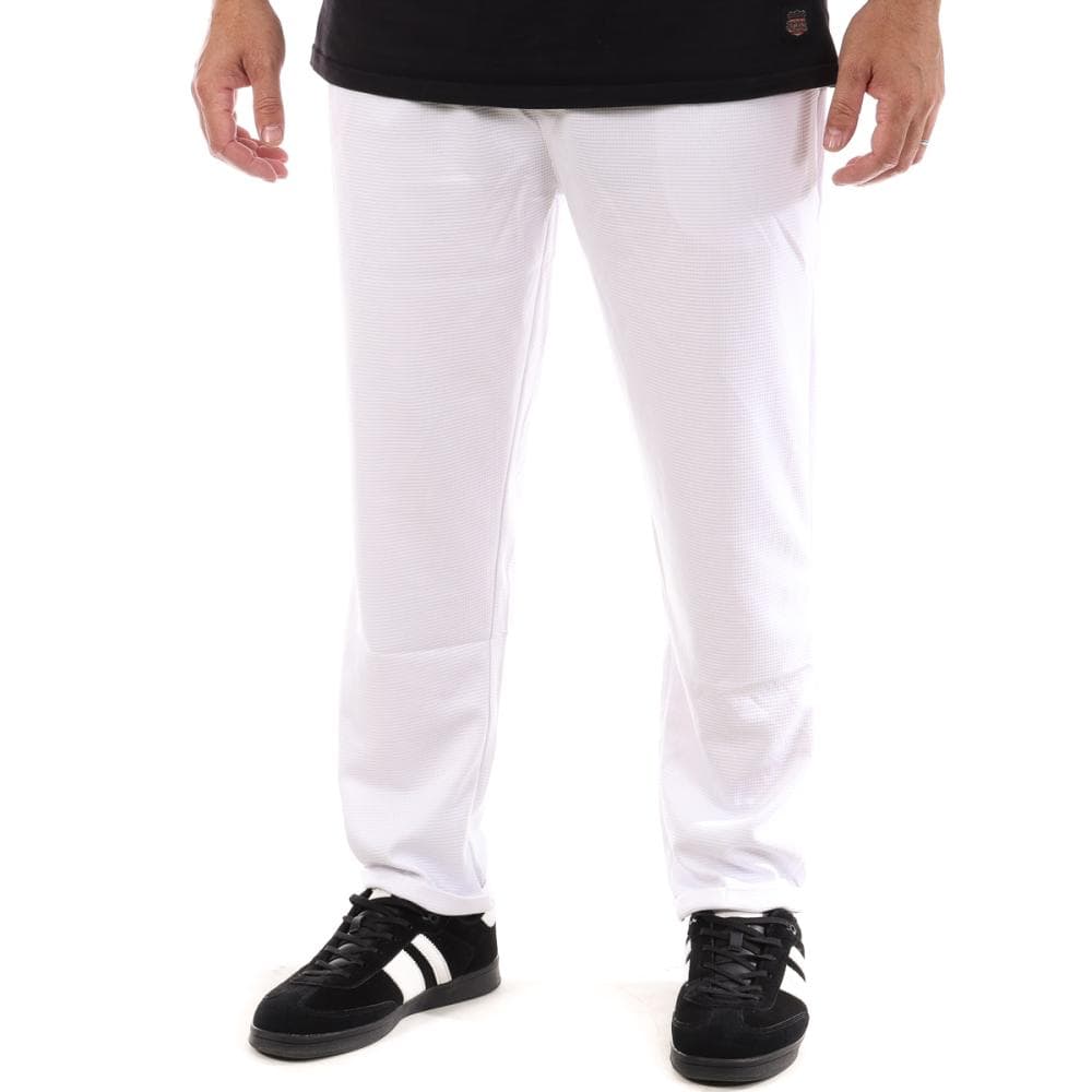 Pantalon Toile Blanc Homme Paname Brothers Poly 1