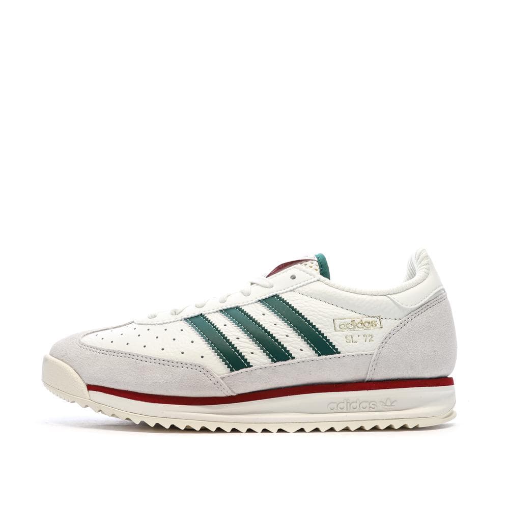 Baskets Vertes/Blanches/Bordeaux Homme Adidas Sl 72 1