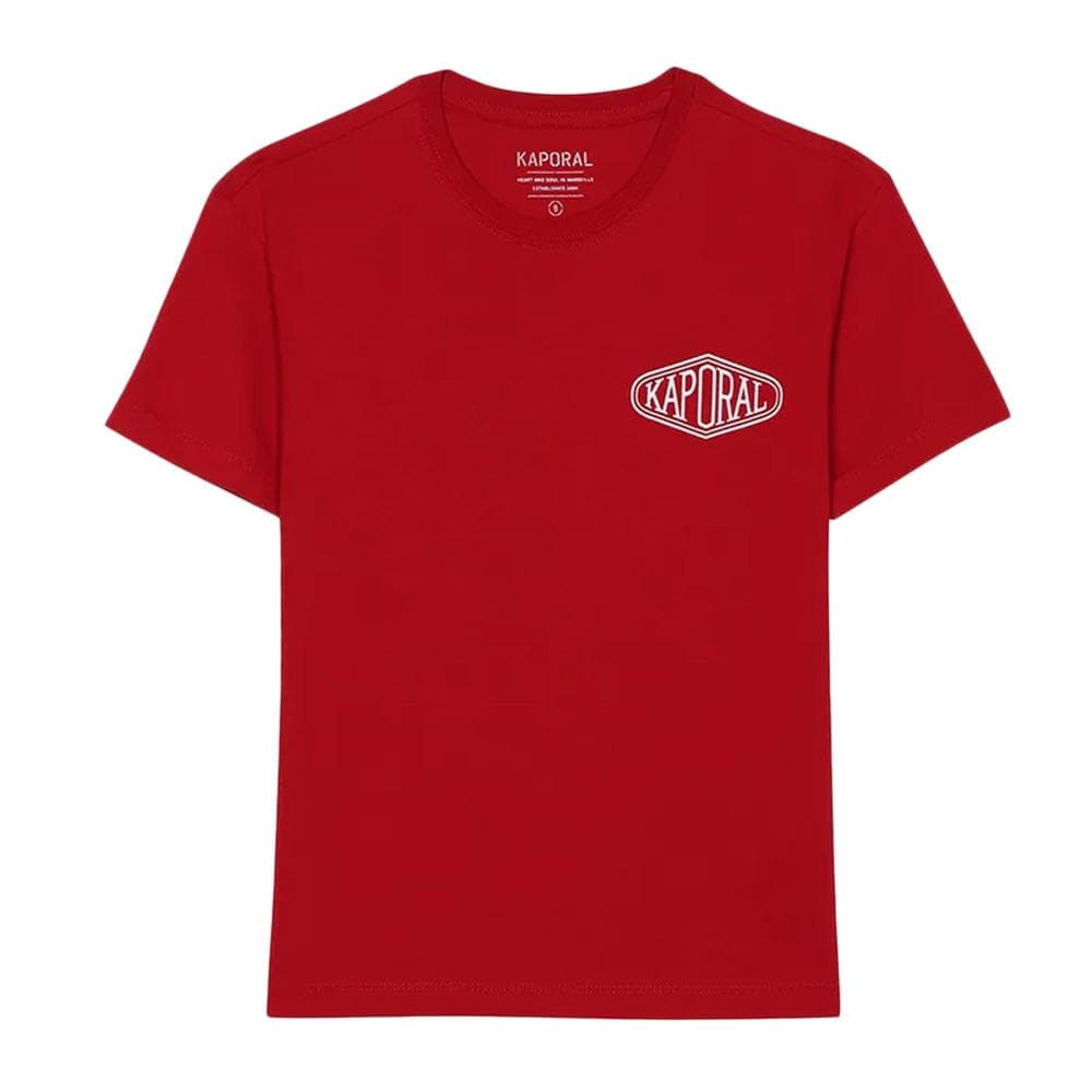 T-shirt Rouge Garçon Kaporal MERCYH 1