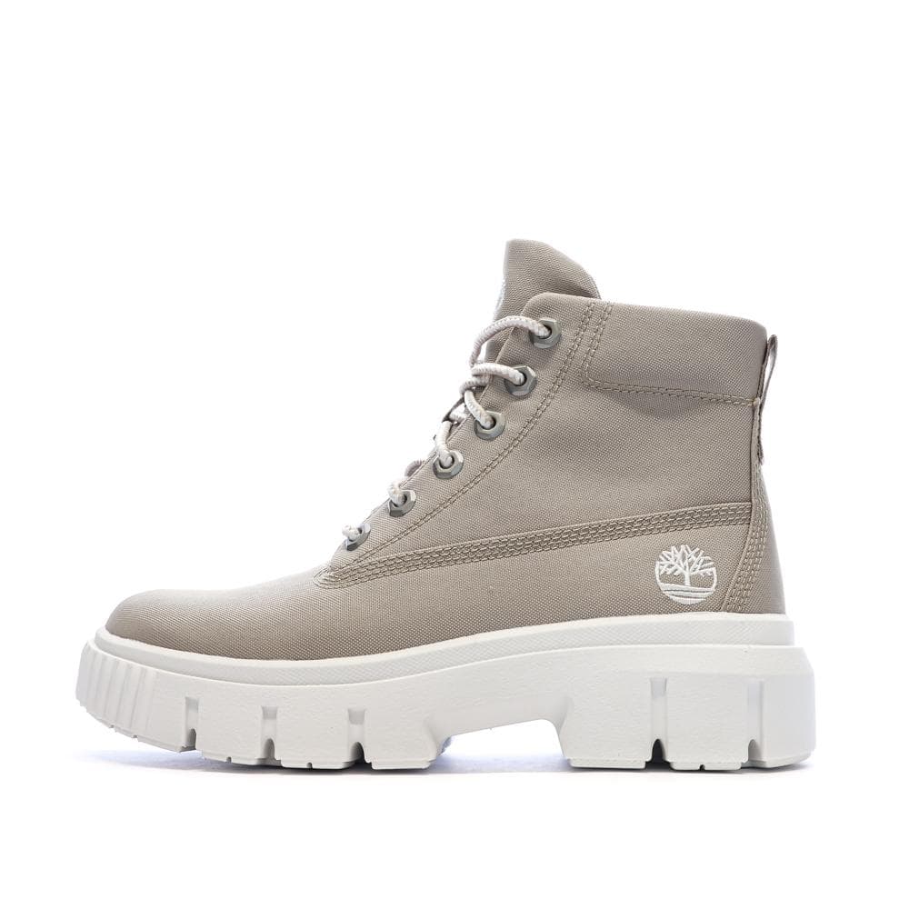 Bottines Beige Femme Timberland Greyfield Mid Lace Up 1