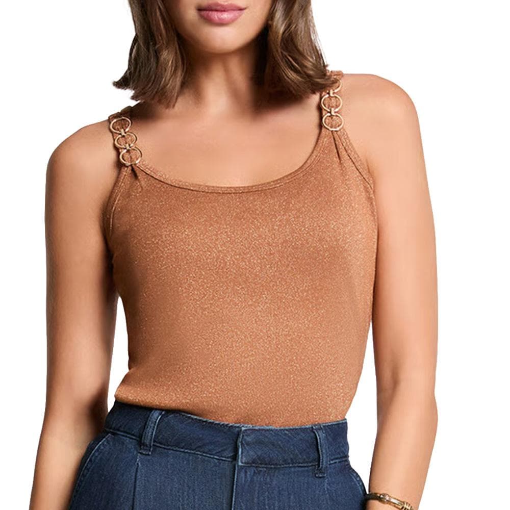 Débardeur Marron Femme Morgan Fil 1