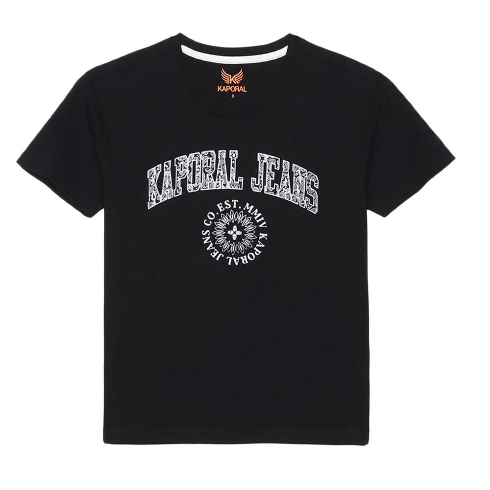 T-Shirt Noir Garçon Kaporal Orion 2