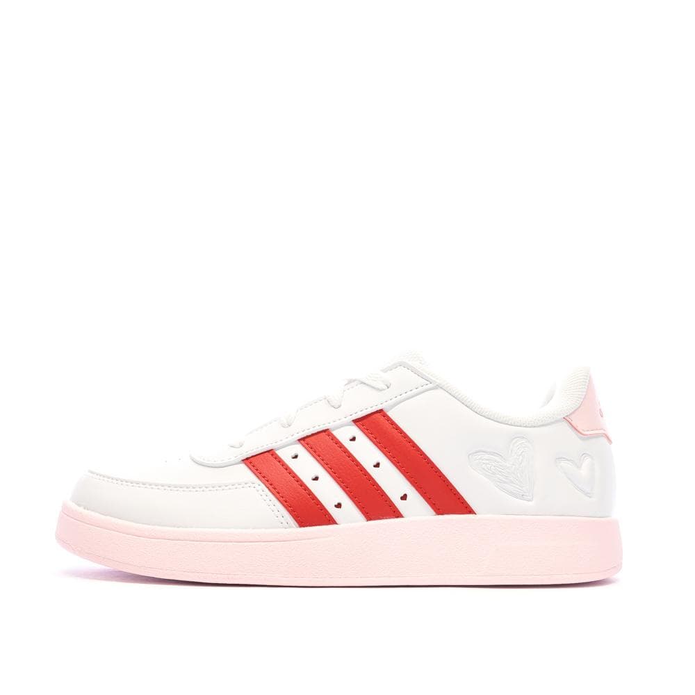 Baskets Rouges/Blanches Fille Adidas Breaknet 2.0 1