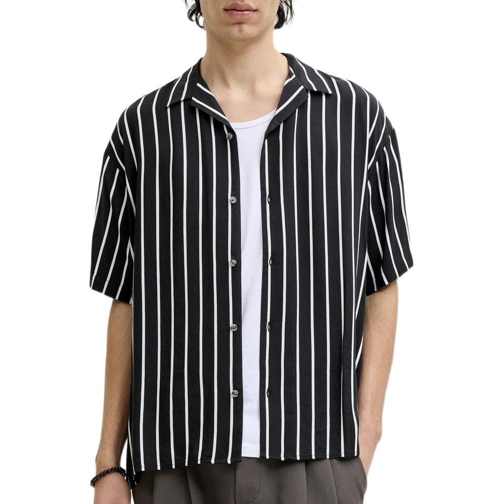 Chemise Blanc/Noir Homme Jack & Jones Jjejeff 1