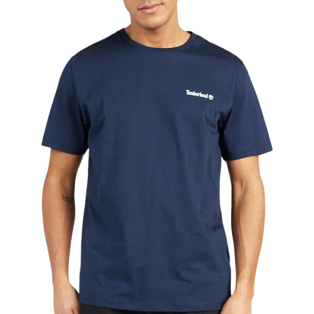 T-Shirt Marine Homme Timberland Small Linear 1
