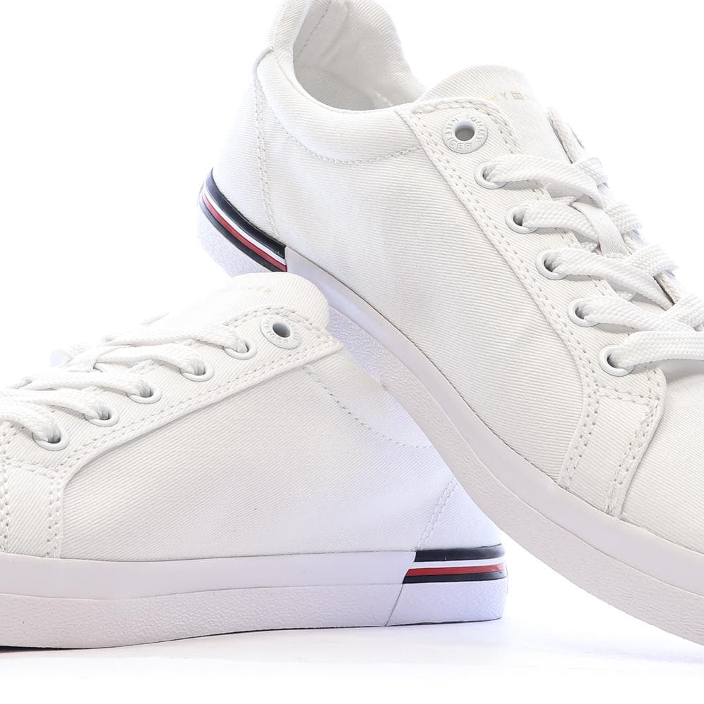 Baskets Blanches Femme Tommy Hilfiger Essential Stripes Sn 7