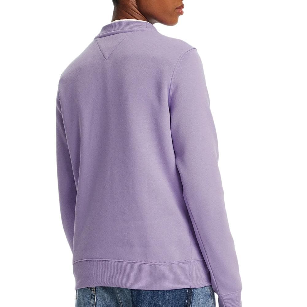 Sweat Violet Femme Tommy Hilfiger Flag Crew DW0DW19959 2