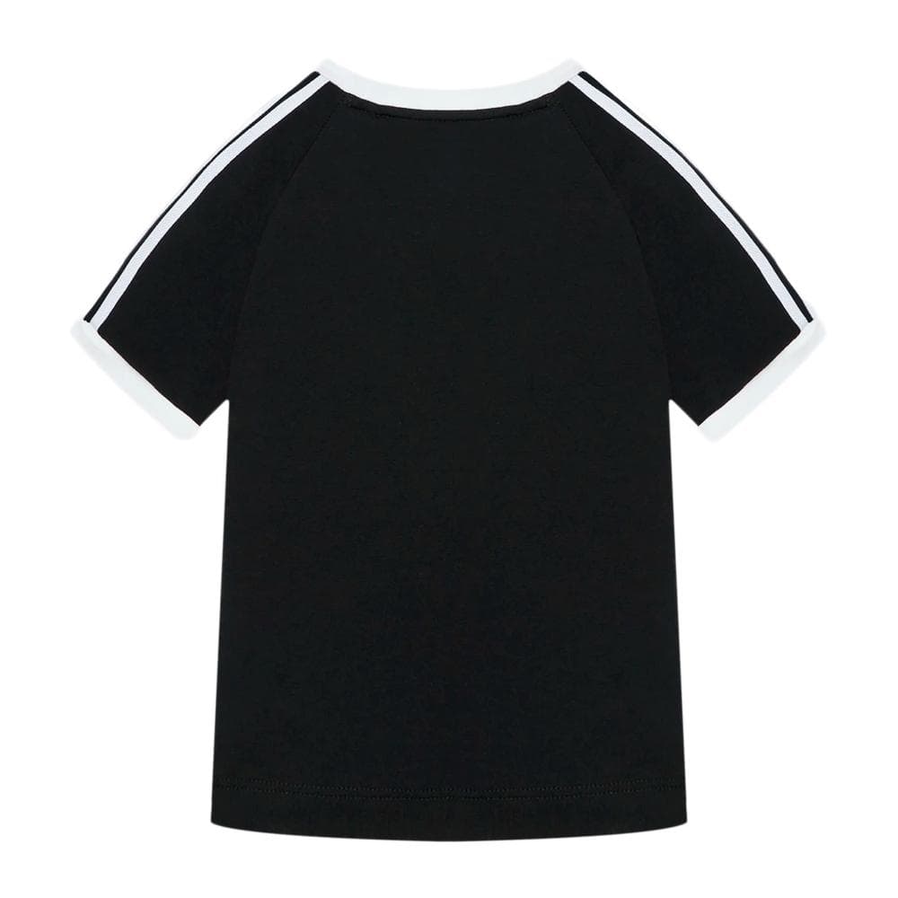 T-shirt Noir Garçon Adidas 3stripes H35545 2