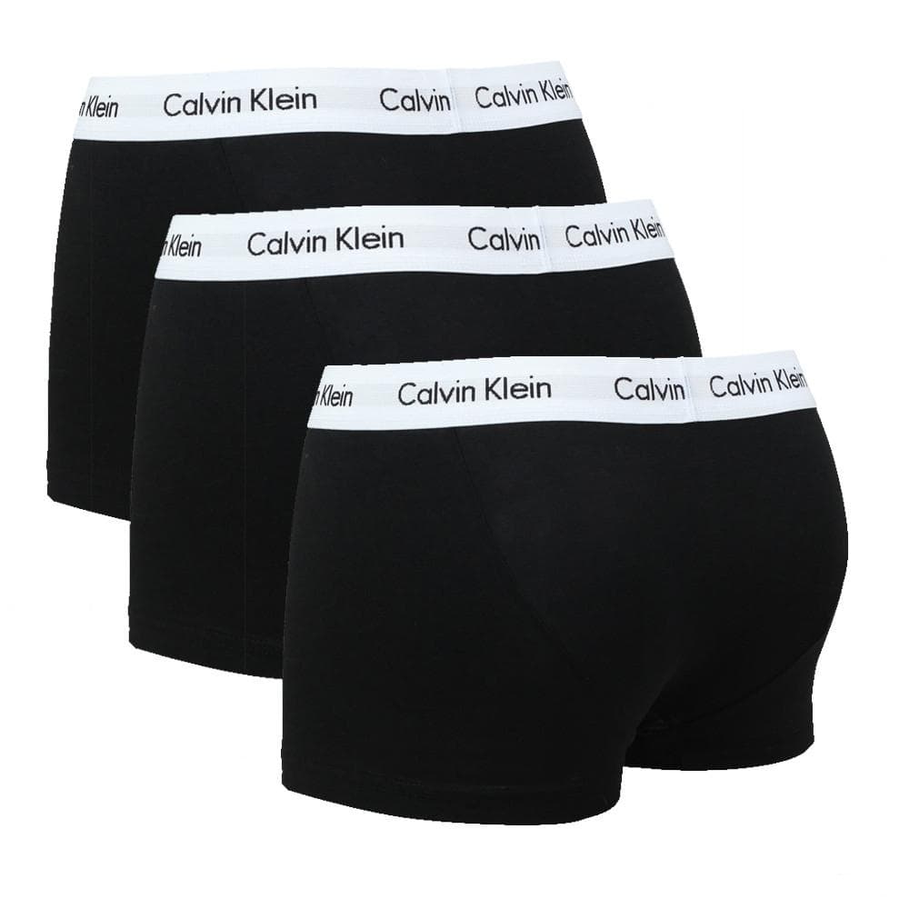 x3 Boxers Noirs Homme Calvin Klein Rise 2