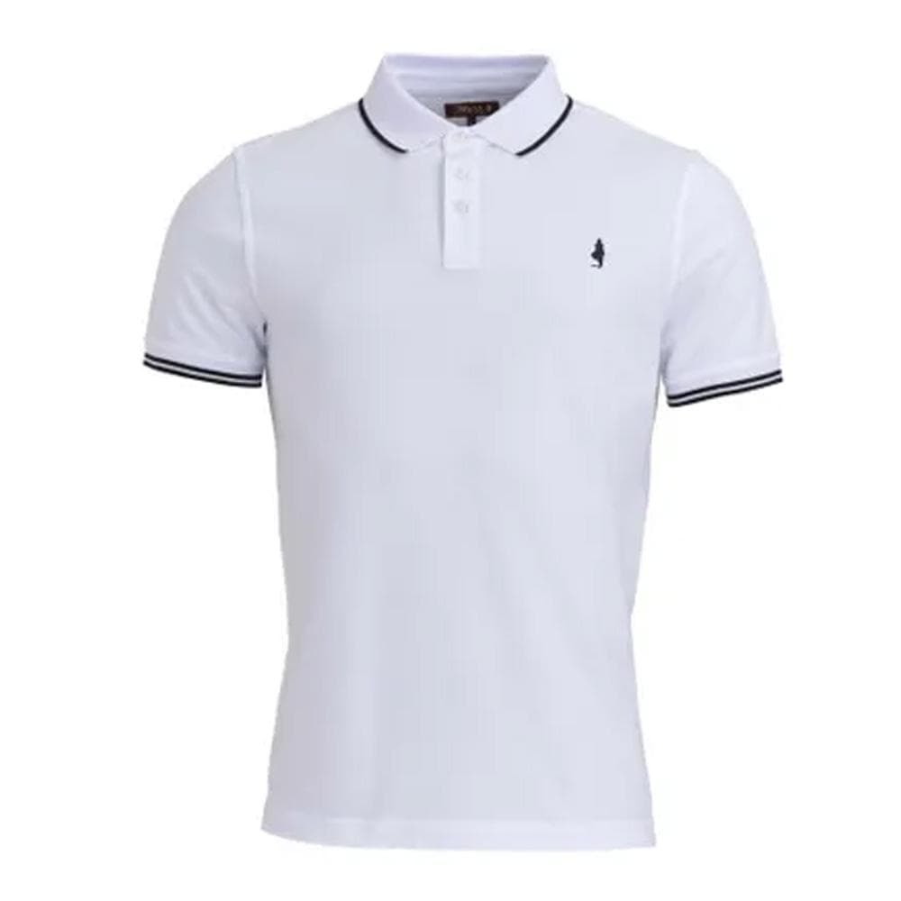 Polo Blanc Homme OMPOMC_C910 1