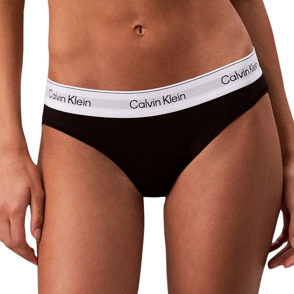 Tanga Noir Femme Calvin Klein Jeans Bikini 1