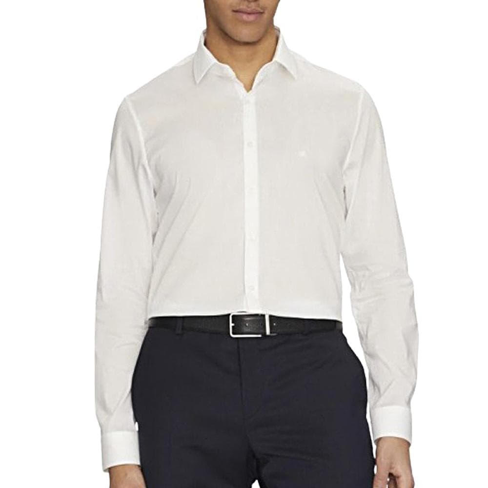 Chemise Blanche Homme Calvin Klein Jeans Poplin Stretch 1