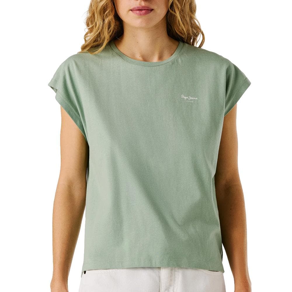 T-shirt Vert Femme Pepe jeans Bloom0 1