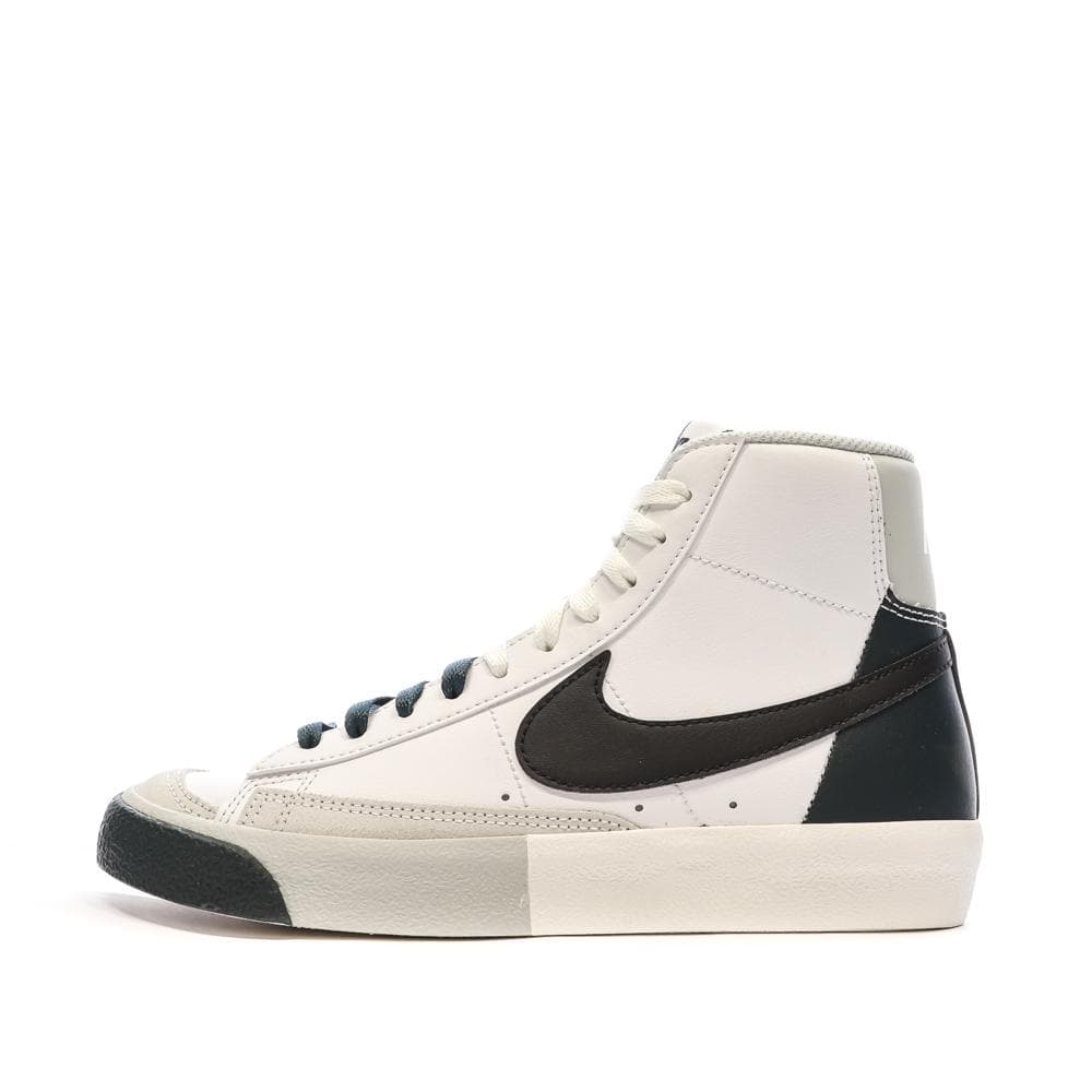 Baskets Blanches/Bleu Garçon Nike Blazer Mid '77 1