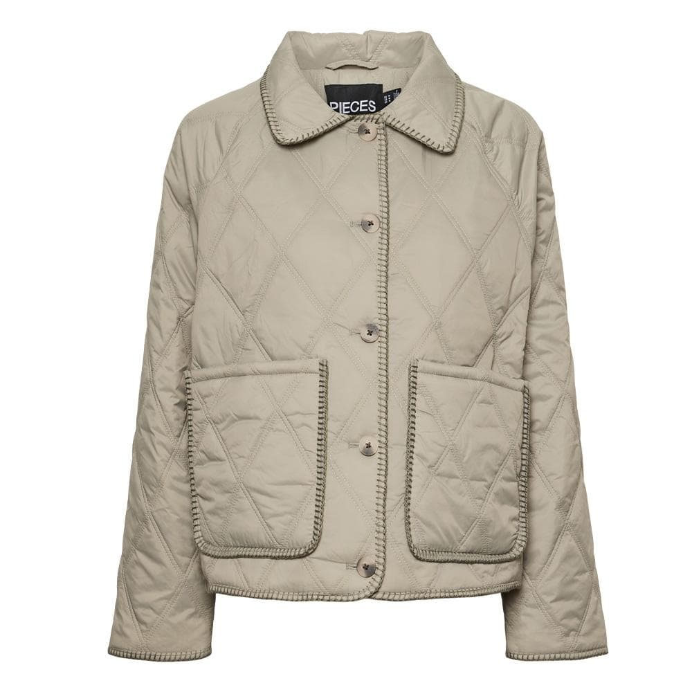 Veste Kaki Femme Pieces Naima 3