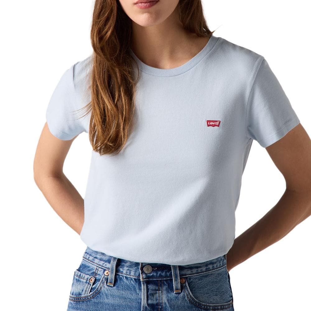 T-Shirt Bleu Clair Femme Levi's Perfect 1