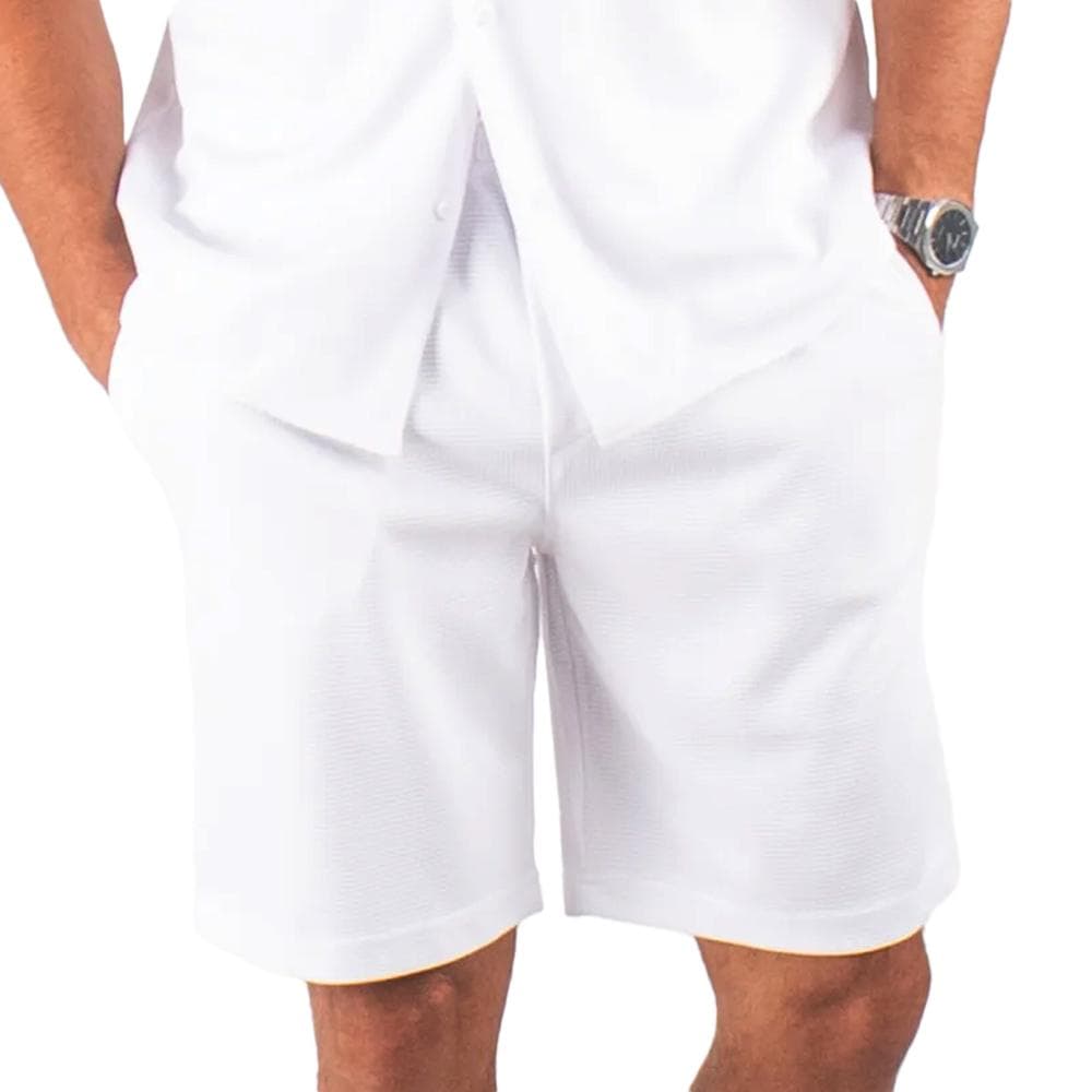 Short Blanc Homme Paname Brothers Poly 1
