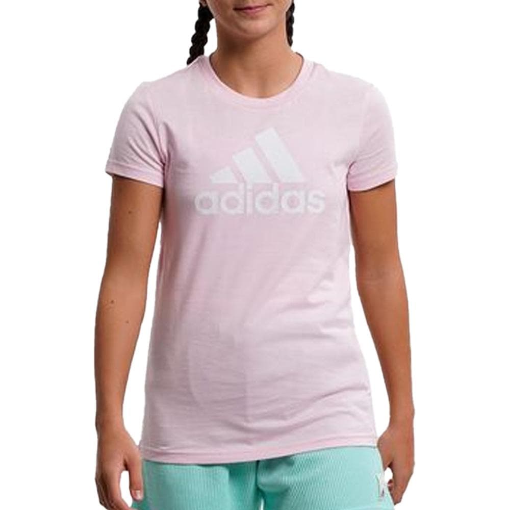 T-Shirt Rose Fille Adidas Bl 2