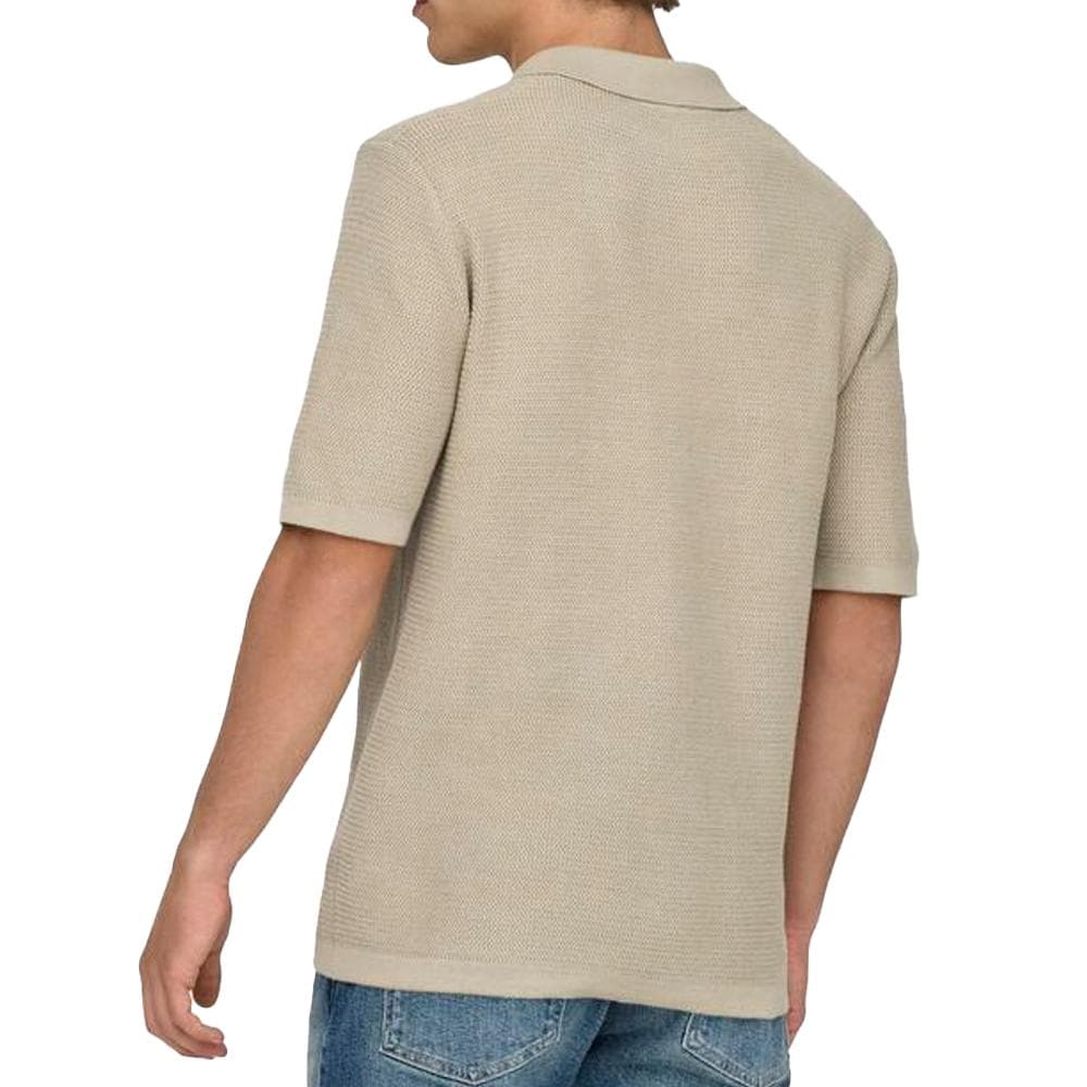 Polo Beige Homme Only & Sons Seric Reg 2