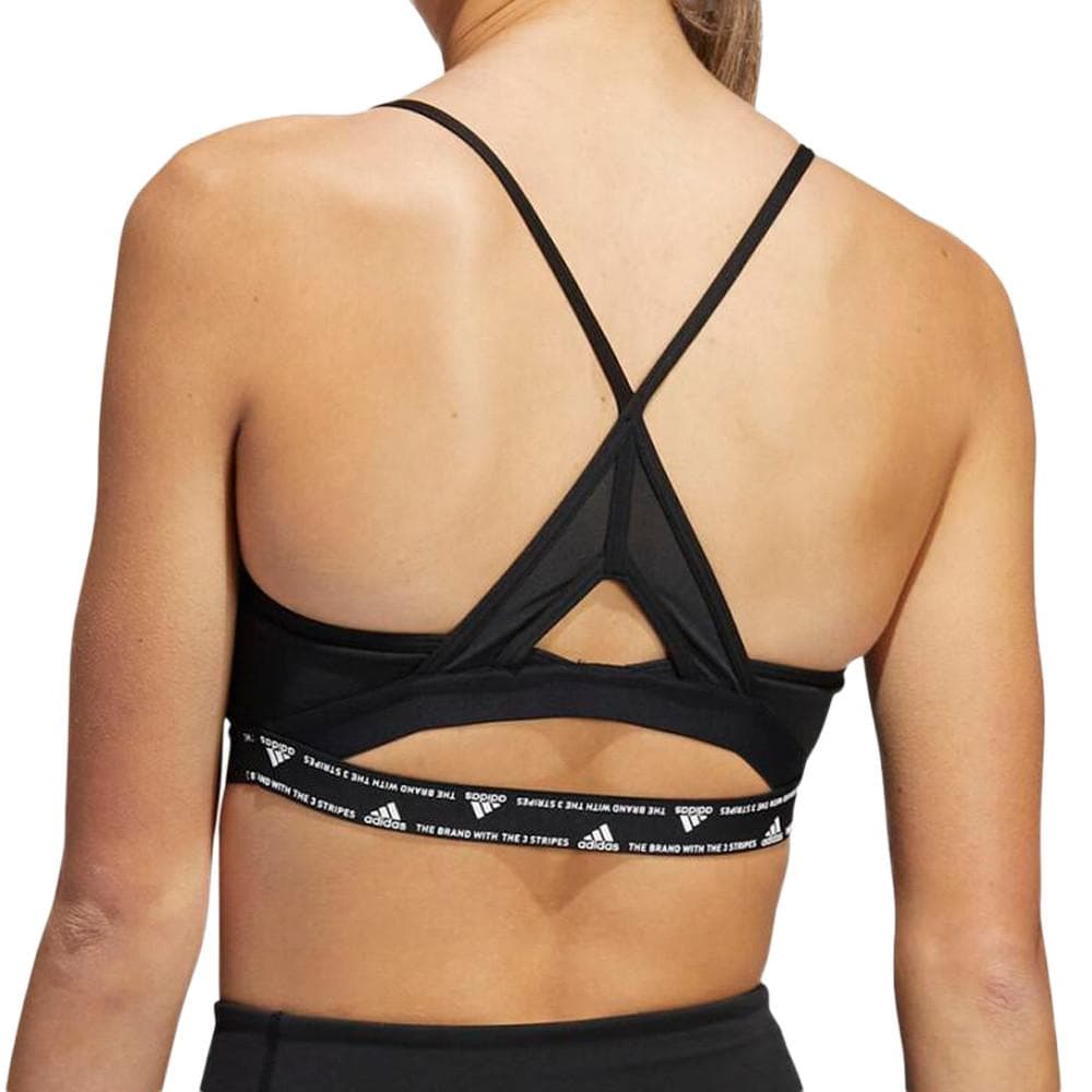 Brassière Noire Femme Adidas Aeroreact Ls 2