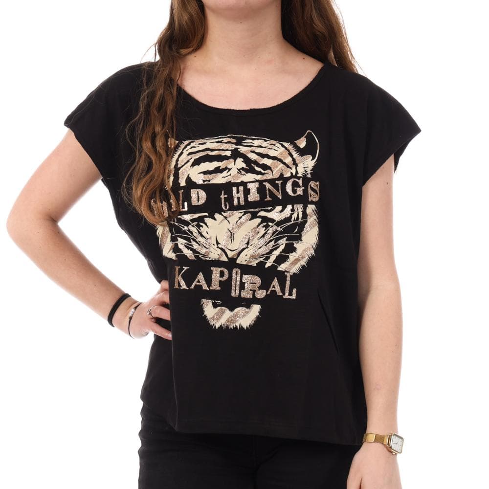 T-Shirt Noir Femme Kaporal FEROL 1