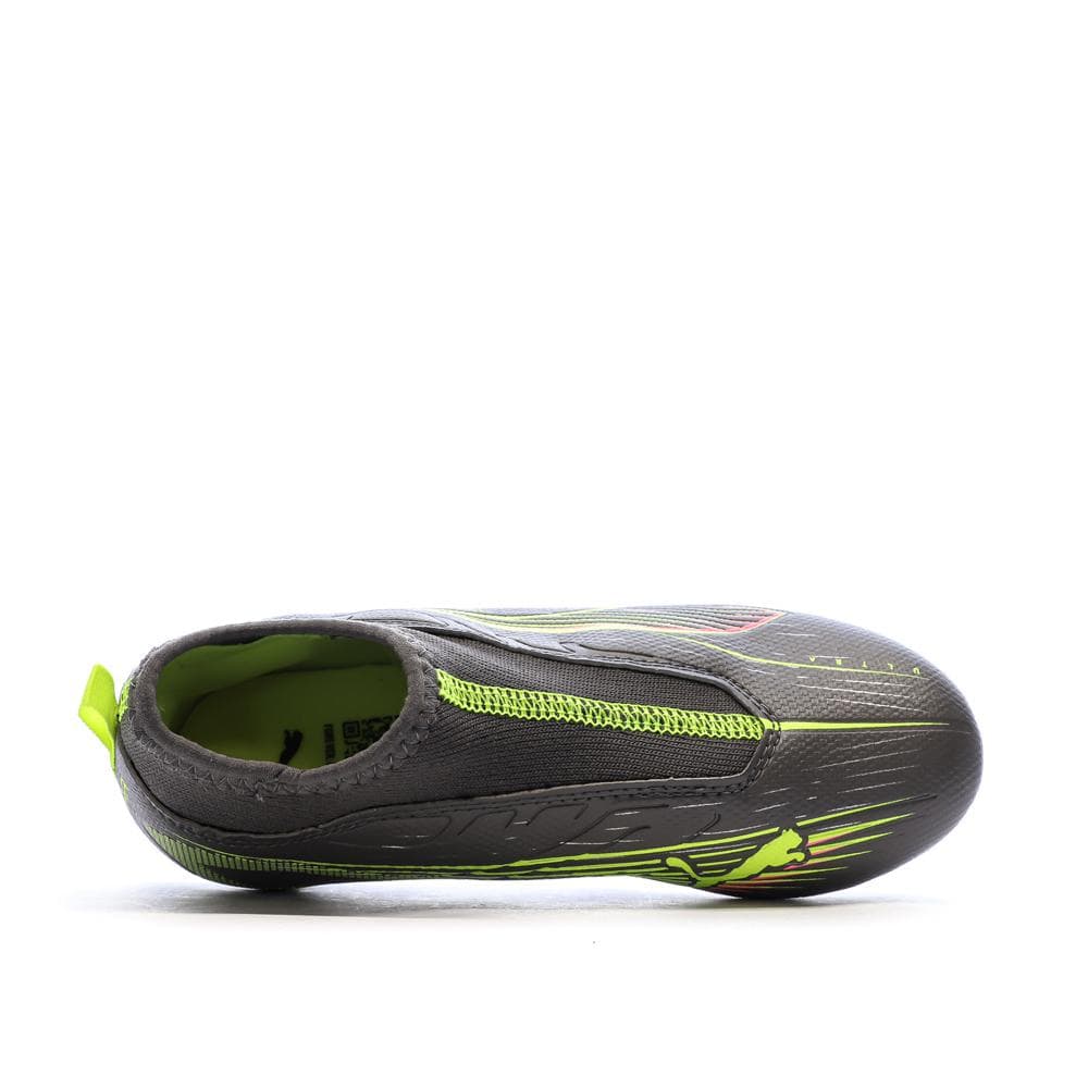 Chaussures de football Grises/Jaunes Garçon Puma Ultra 5 4
