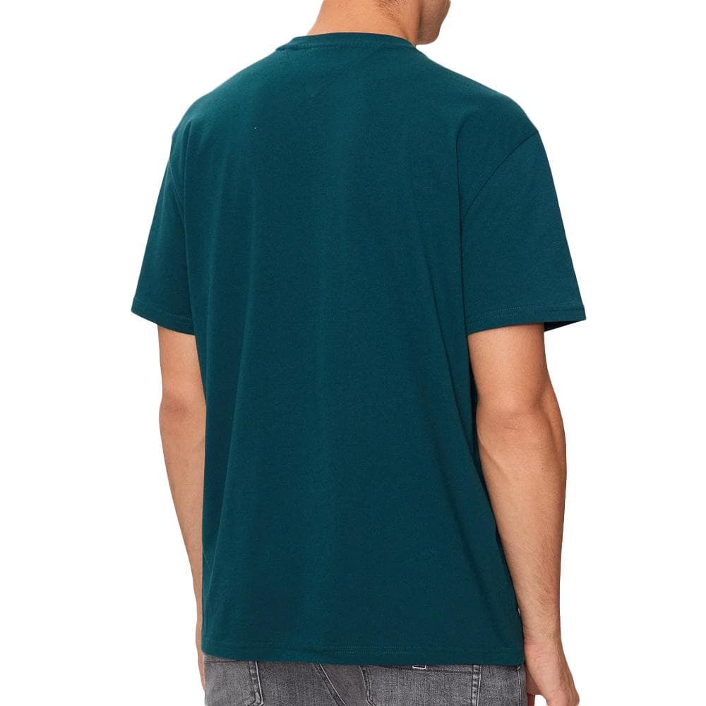 T-shirt Vert Emeraude Homme Tommy Hilfiger Reg Signature 2