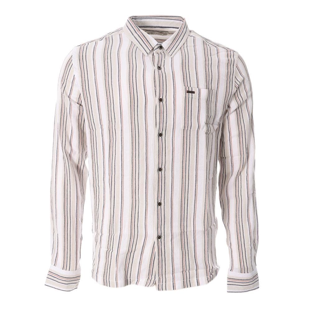 Chemise Beige à Motifs Homme RMS26 4774 1