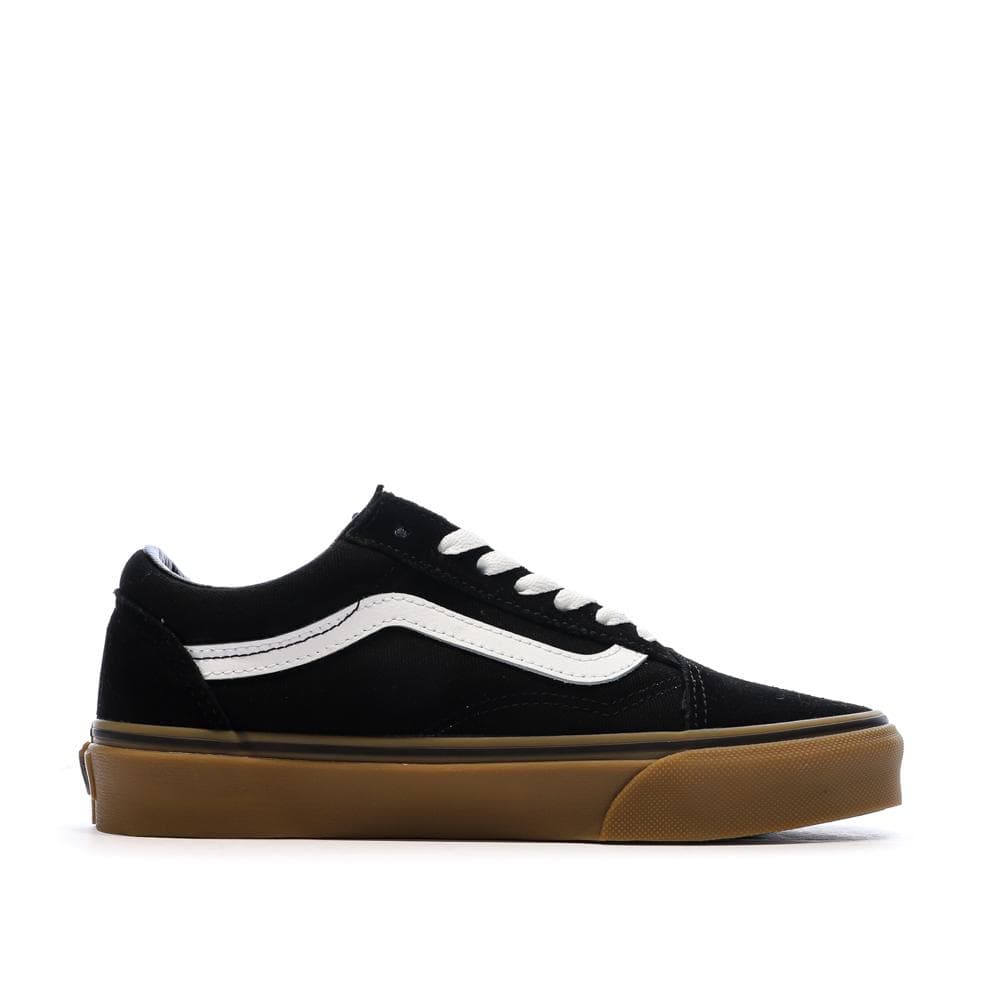 Baskets Noir/Marron Garçon Vans Old Skool 2
