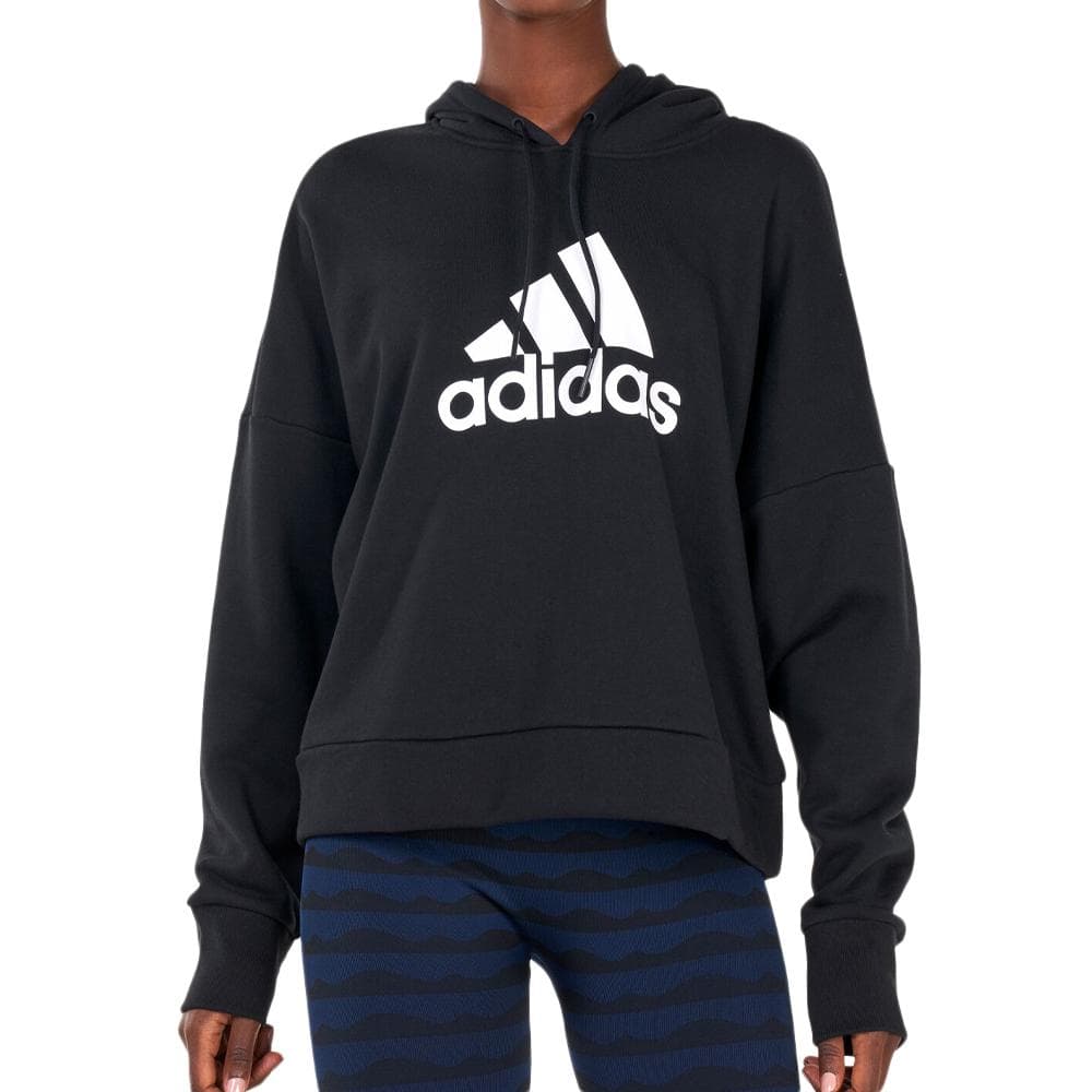 Sweat à Capuche Noir/Blanc Femme Adidas HI3673 1