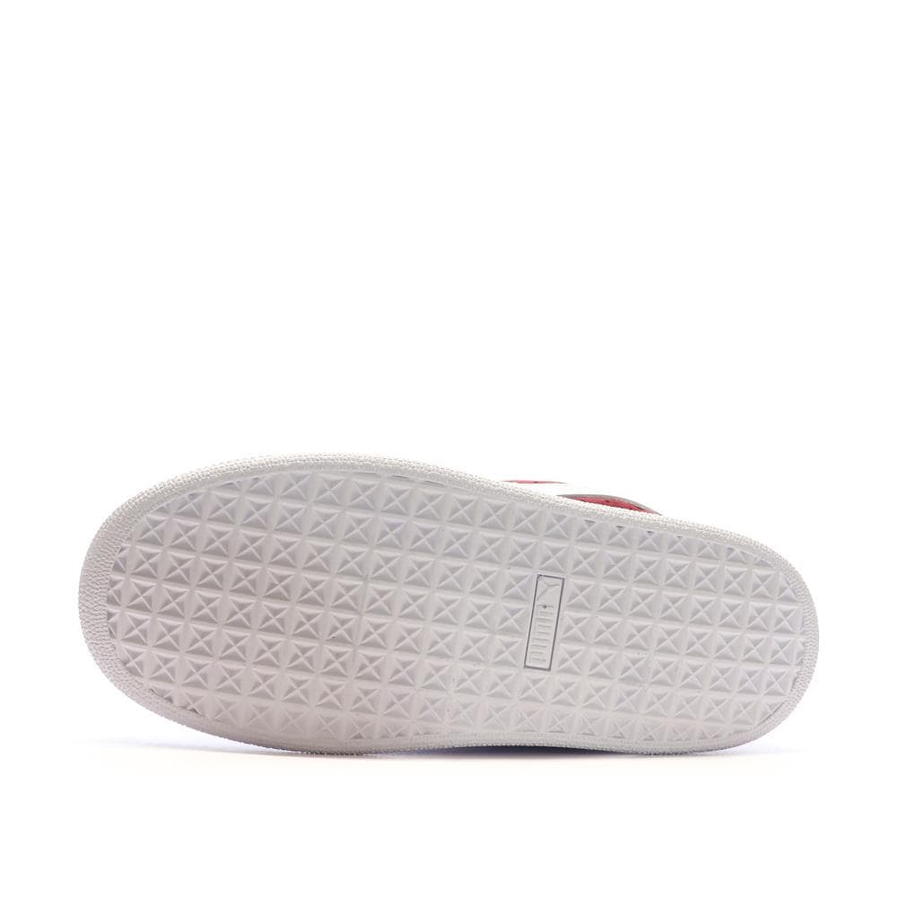 Baskets Rouges Femme Puma Suede XL 5