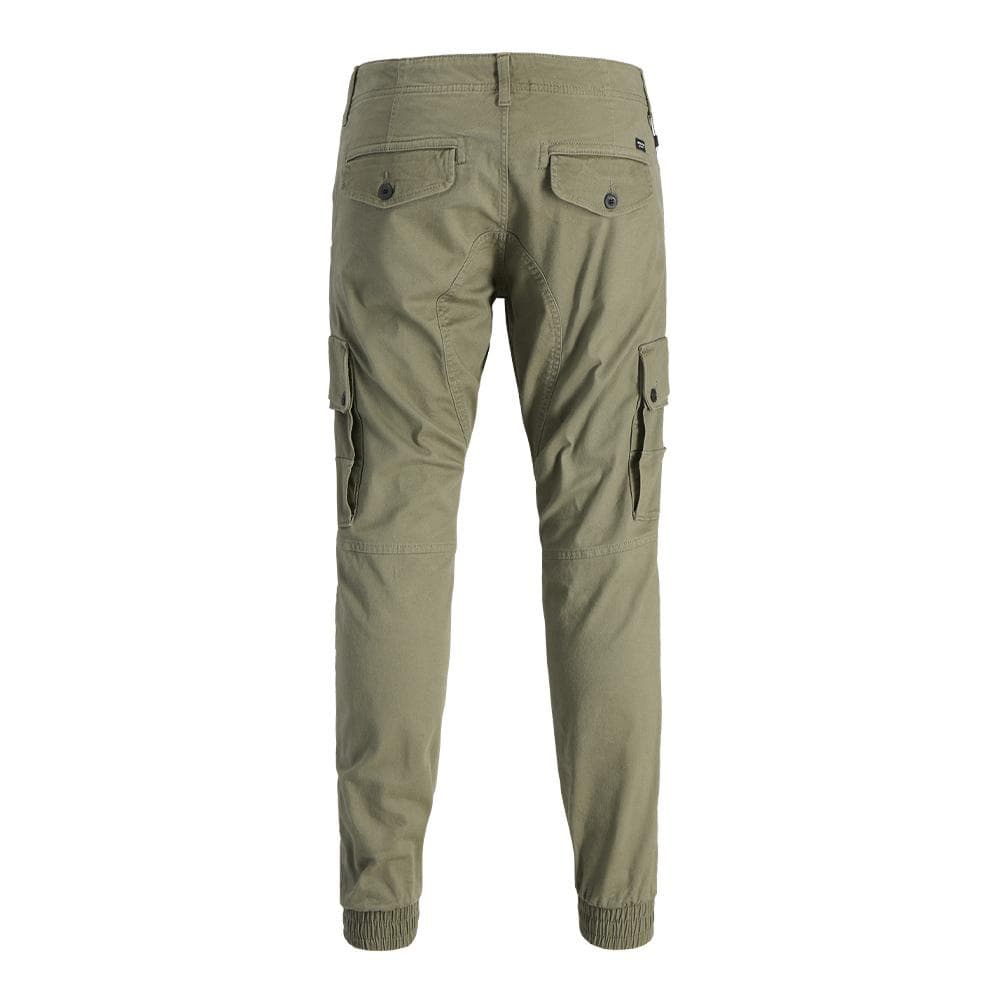 Pantalon Cargo Kaki Homme Jack & Jones Warner 12167596 2