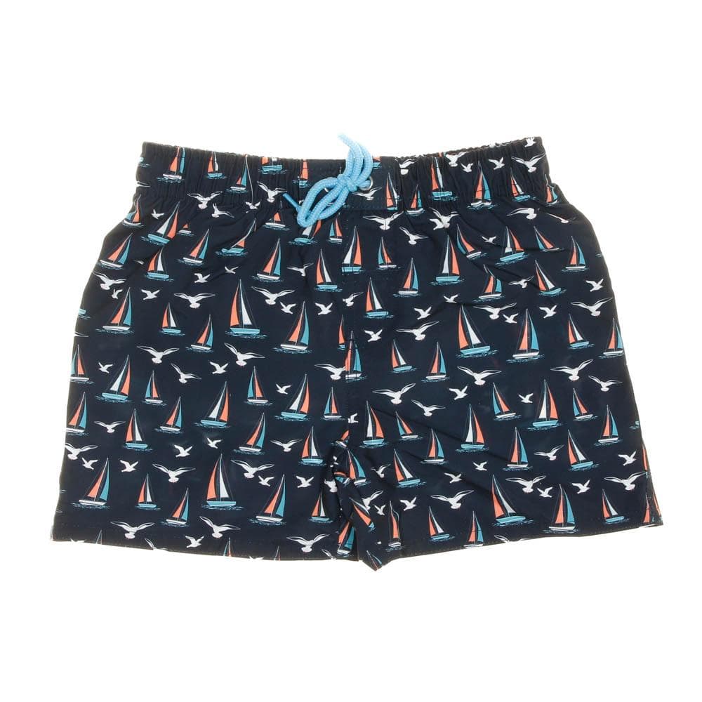 Short de bain Marine/Orange Garçon Sun project 3072 1