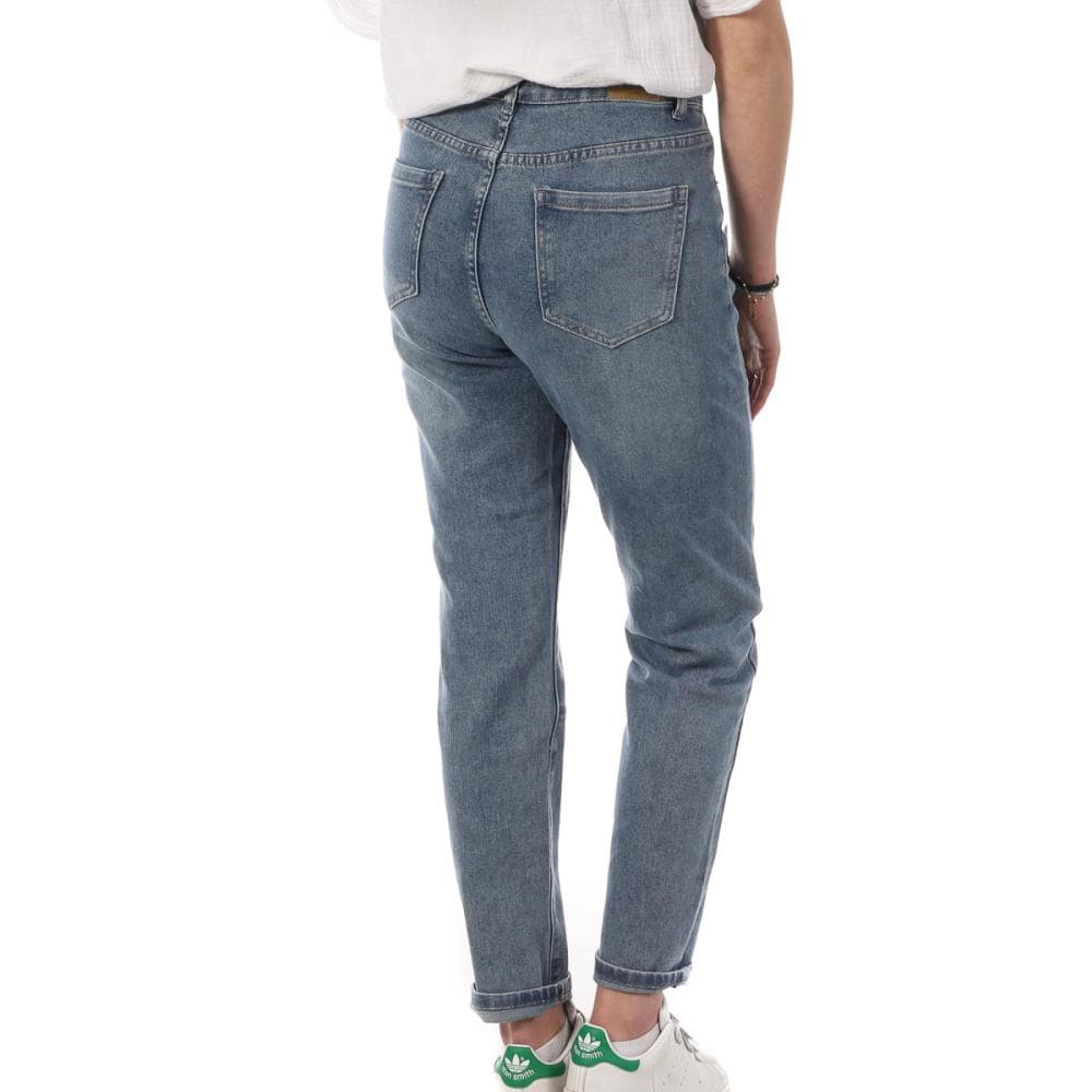Jean Mom Fit Bleu Femme Monday Premium LW-370 2
