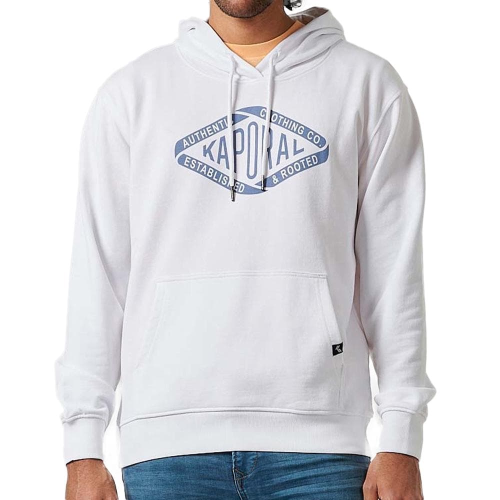 Sweat à Capuche Blanc Homme Kaporal BENNIE 1