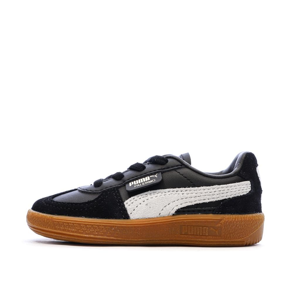 Baskets Noir Mixte Enfant Puma Palermo 1