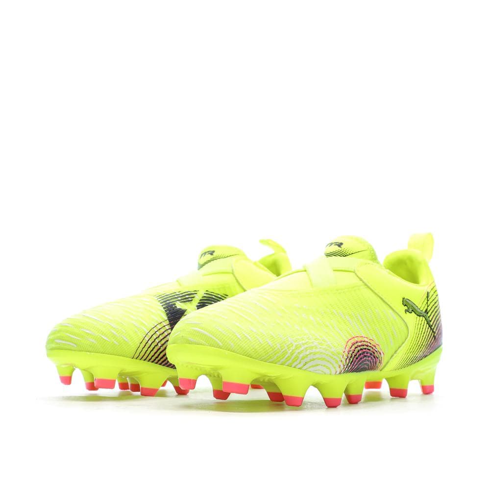 Chaussures de Foot Jaunes Junior Puma Future 8 Match Ll FG 6