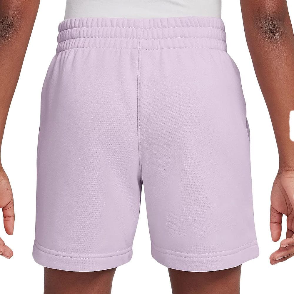 Short Mauve Fille Nike G Nsw Club Ft 5in Short 2