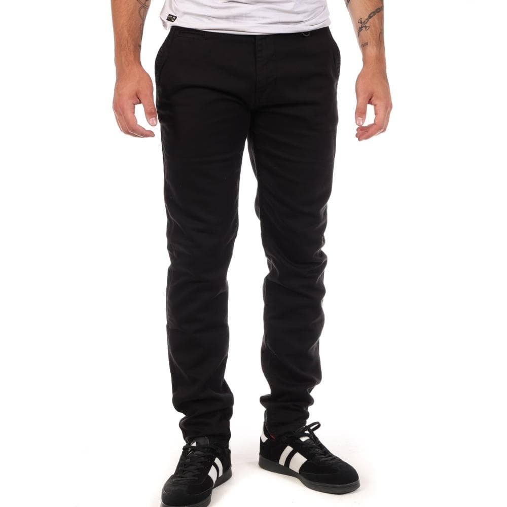 Pantalon toile Noir Homme Freeman T. Porter Gino 1